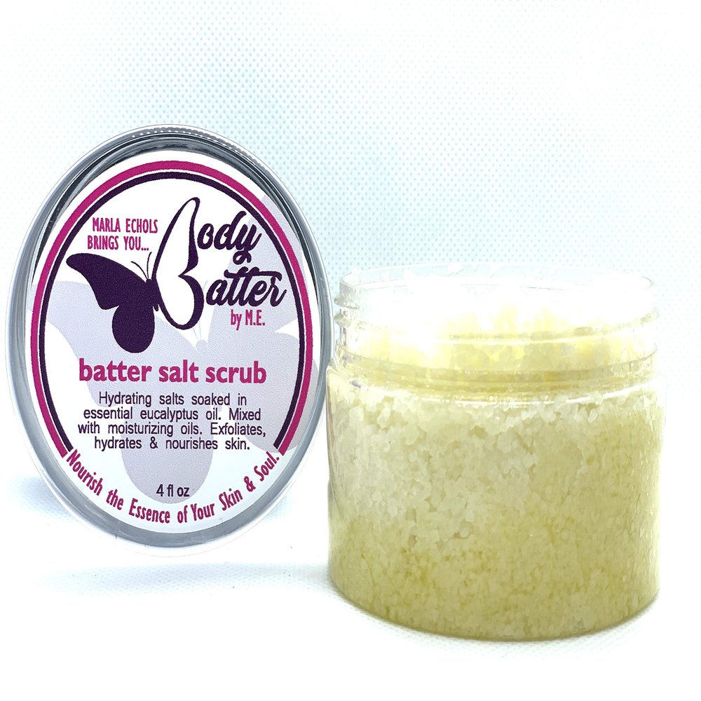 Body Salt Scrub Natural Ingredient