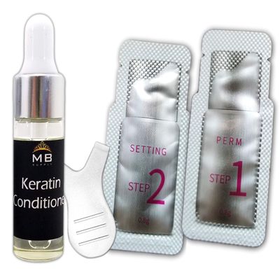 Eyelash Perm Fast 5 min. Packet Lift Curl Perm & Setting Lotion (Qty: 10 each Perm & Setting Packets) With KERATIN Serum & Free Y-Tool Ships From USA