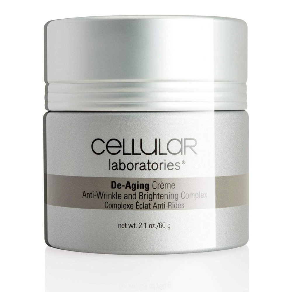 Cellular Laboratories De-Aging Crme, Boosts Skin Hydration, Promotes Exfoliation, Reduces Tired-Looking and Dull Skin, Targets Localized Hyperpigmentation, Market America (2.1 oz./60 g)