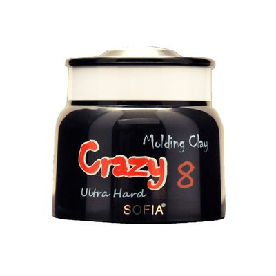 Sofia Crazy 8 Ultra Hard Hair Molding Clay Strong Hold Matte Finish