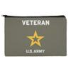 U.S. Army Veteran Logo Makeup Cosmetic Bag Organizer Pouch view 1
