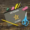 U.S. Army Veteran Logo Makeup Cosmetic Bag Organizer Pouch view 2