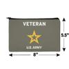 U.S. Army Veteran Logo Makeup Cosmetic Bag Organizer Pouch view 4