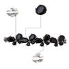 1PC French Butterfly Hair Barrettes and 2PCS Rhinestone Butterfly Hair Clips Bobby Pins Hairpins Accessory for Women (B #) view 3
