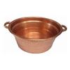 Compact Gold Pure Copper Foot Pedicure Tub Manicure Cuticles Bowl view 1