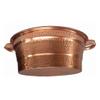 Compact Gold Pure Copper Foot Pedicure Tub Manicure Cuticles Bowl view 2