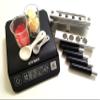 Empty Twist-Up Jumbo Cosmetic Pencils - Black with Silver end and Clear Cap (1) view 2