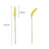 300 Crystal Shiny Disposable Mascara Wand Eyelash Eyebrow Brushes Spooly Applicator Makeup Kits (YELLOW) view 2