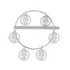 2 PCS Alloy Hollow Hairpin Hair Clip Bobby Pin Women Lady Hair Barrette Side Clip (Palm style) view 3