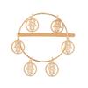 2 PCS Alloy Hollow Hairpin Hair Clip Bobby Pin Women Lady Hair Barrette Side Clip (Palm style) view 4