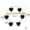 2 PCS Alloy Hollow Hairpin Hair Clip Bobby Pin Women Lady Hair Barrette Side Clip (Love style) view 2