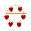 2 PCS Alloy Hollow Hairpin Hair Clip Bobby Pin Women Lady Hair Barrette Side Clip (Love style) view 3