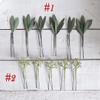 11 pcs Green Hair Pins Olive Leaves Eucalyptus Greenery Wedding accessories Grecian headpiece view 2