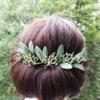 11 pcs Green Hair Pins Olive Leaves Eucalyptus Greenery Wedding accessories Grecian headpiece view 3