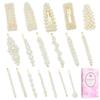 laxizar 18 Pcs Pearl Hair Clips Large Hair Clips Barrette Hair for Women Girls Fashion Hair Accessories view 3