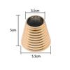 4PCS Plastic With Teeth Circle Cuff Ponytail Cover Punk Hair Rings Ponytail Holder Hair Headwear for Lady Women view 2