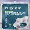 Cliganic Super Jumbo Cotton Balls (200 Count) - Hypoallergenic, Absorbent, Large Size, 100% Pure view 1