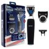 Barbasol Rechargeable Electric Wet and Dry Single Blade Shaver with Stainless Steel Blades and Adjustable Beard Trimmer Attachment view 3