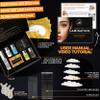 Eyebrow and Lash Lamination Kit | At Home DIY and Salon Use | 2in1 Professional Brow Lamination Kit and Lash Lift | Instant Lift For Fuller Eye Brows and Longer Eyelashes view 4