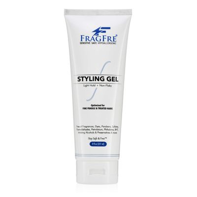 FRAGFRE Hair Styling Gel, Light Hold, Sensitive Skin, 8 Fl Oz, 1-Pack