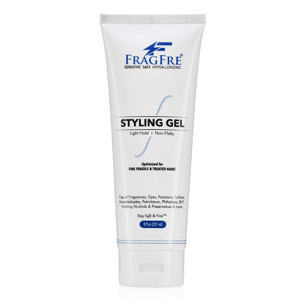 FRAGFRE Hair Styling Gel, Light Hold, Sensitive Skin, 8 Fl Oz, 1-Pack