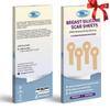 Breast Augmentation Recovery Supplies - Silicone Sheets for Healing - Comfortable Under Post-Op Bra (4 Pcs) view 1