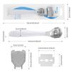 24 Pieces Callus Shaver Sets, 20 Replacement Slices Blades 2 Callus Shavers Stainless Steel and 2 Foot File Heads Foot Care Tools Hard Skin Remover for Hand Feet view 2