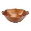 Polished Hexagonal Copper Foot Rub Spa Beauty Salon Massage Handles Pedicure Bowl view 2