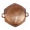 Polished Hexagonal Copper Foot Rub Spa Beauty Salon Massage Handles Pedicure Bowl view 3