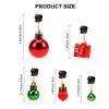 Konsait 20pcs Beard Ornaments Christmas Light Up Facial Hair Baubles Jingle Bells Beard Clips Beard Bulbs for Ugly Sweater Party Christmas Office Social Events New Year Festival Gift Christmas Decor view 2