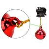 Konsait 20pcs Beard Ornaments Christmas Light Up Facial Hair Baubles Jingle Bells Beard Clips Beard Bulbs for Ugly Sweater Party Christmas Office Social Events New Year Festival Gift Christmas Decor view 3