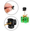 Konsait 20pcs Beard Ornaments Christmas Light Up Facial Hair Baubles Jingle Bells Beard Clips Beard Bulbs for Ugly Sweater Party Christmas Office Social Events New Year Festival Gift Christmas Decor view 4