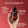 Cliganic Organic Jojoba Oil, 100% Pure (2oz) | Natural Cold Pressed Unrefined Hexane Free Oil for Hair & Face | Base Carrier view 4
