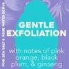 OGX Sensitive + Rose Water & Pink Sea Salt Exfoliating Body Scrub + Rose Quartz, Gentle Exfoliating Daily Body Wash Softens Skin, Body Scrub for Women, Sulfate-Free Surfactants, 19.5 fl oz view 2