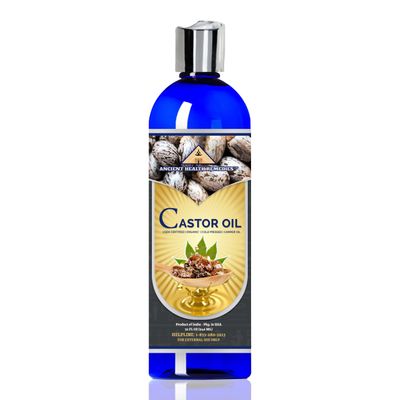 ANCIENT HEALTH REMEDIES USDA Castor Oil (32 oz)