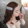 2 Pcs Shining Rectangle Full Rhinestone Duckbill Clip Metal Alloy Side Clip Hairpins Hair Clips Alligator Clip Women Hair Accessories view 2