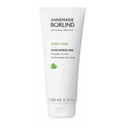ANNEMARIE BRLIND - BODY CARE Shower Scrub, smoothing, regulating & nourishing skin care, with organic bamboo extract & Aloe Vera, vegan, 6.76 Fl. Oz.