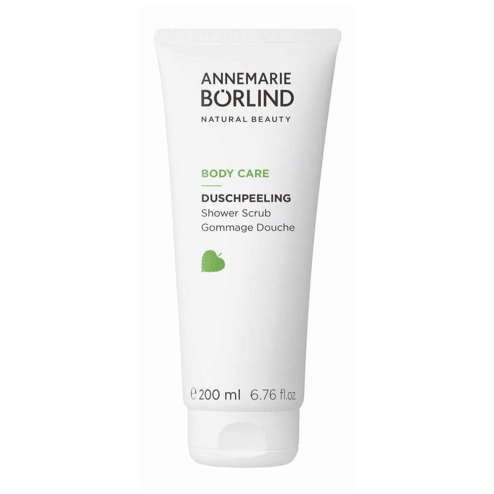 ANNEMARIE BRLIND - BODY CARE Shower Scrub, smoothing, regulating & nourishing skin care, with organic bamboo extract & Aloe Vera, vegan, 6.76 Fl. Oz.