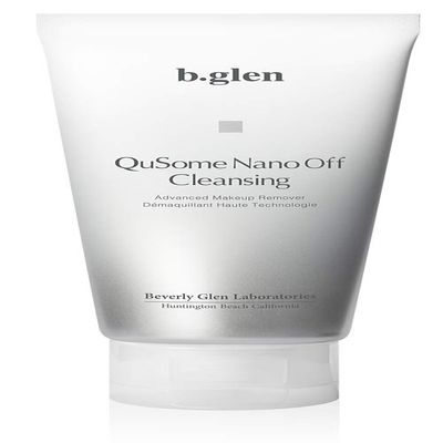 b.glen QuSome NanoOff Cleansing 120g/4.23oz. | Advanced Hybrid Makeup Remover | Boldly removes even the finest dirt and makeup