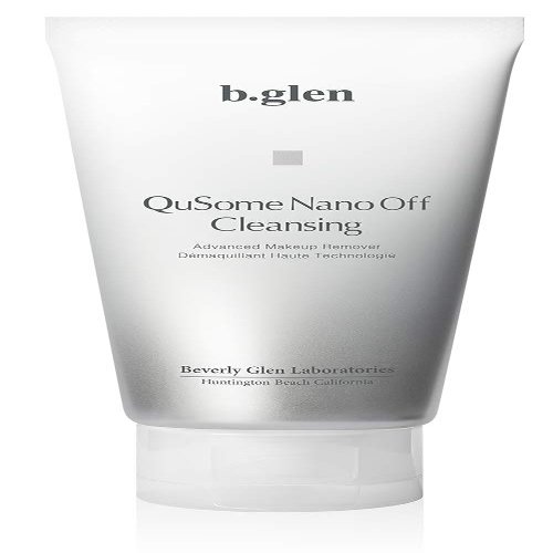 b.glen QuSome NanoOff Cleansing 120g/4.23oz. | Advanced Hybrid Makeup Remover | Boldly removes even the finest dirt and makeup
