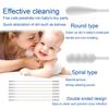 Baby Cotton Swabs, Paper Sticks Cotton Buds for Baby Ear Nose Clean-200Pcs(Spiral & Round) view 3