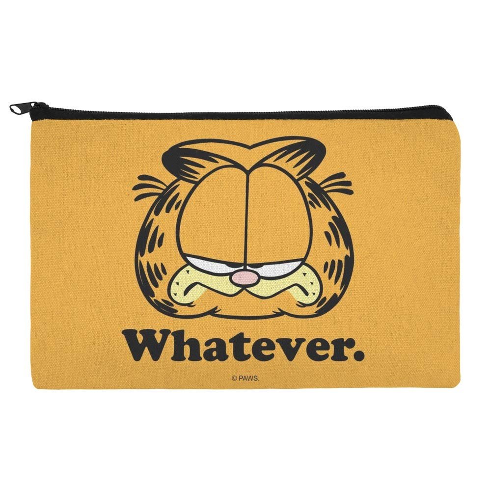 GRAPHICS & MORE Garfield Whatever Face Makeup Cosmetic Bag Organizer Pouch
