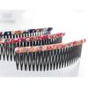 5 Pcs Multicolor Chiffon Floral 24 Teeth Side Comb Pin Clip Plastic Hair Comb Headwear Hair Accessories for Women (A#) view 3