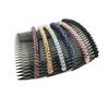 6 Pcs Women Plastic Hair Combs Manual String Bead 24 Teeth Rhinestone Side Comb Pin Clip Headwear Hair Accessories (Random Color) view 1
