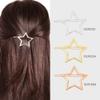 1 3/4" Alloy star hair clip Stylish Hair Clip Minimalist Hair Clips Hair star Hair Accessory 5pcs 102910 view 3