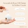 Bounce Curl Avocado & Rose Oil Clump and Define Cream, Enhance and Define Wavy, Curly, and Coily Hair, 6 oz view 3