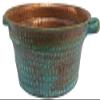 Portable Green Patina Foot Basin Therapy Pedicure Bowl view 3