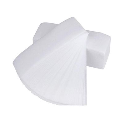 200 Pcs Disposable White Non Woven Body and Facial Wax Strip Epilating Waxing Strips for Home or Beauty