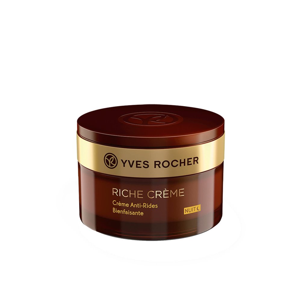 Yves Rocher Comforting Anti-Wrinkle Riche Crme (Night) | Soften & Smooth Skin | 1.7 fl oz