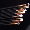 Royal Glam Black Rose Gold 12pcs Eyeshadow Makeup Brush Set view 2